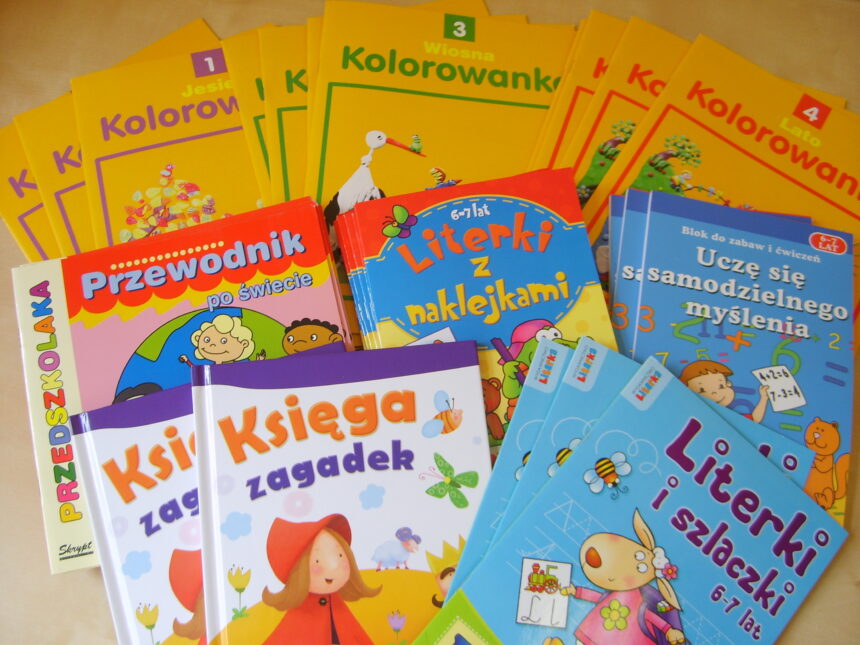 Kolorowanki i książki dla dzieci